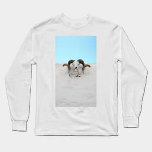 Wild Goat Ram Skull Greece Cyclades Long Sleeve T-Shirt